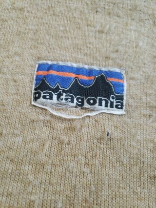 Vintage 70s Patagonia Chouinard Equipment 1st Label Deep Pile Cardigan Jacket XL 6