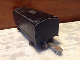VINTAGE 1689 - T OLD 1950 ' S TIN LIONEL LINES TRAIN TENDER COAL CAR 3