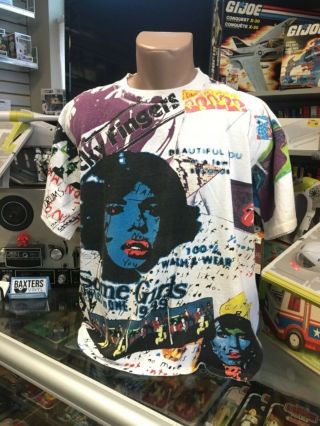 Vtg 1994 90s The Rolling Stones Some Girls All - Over Rock T - Shirt Tee Men 