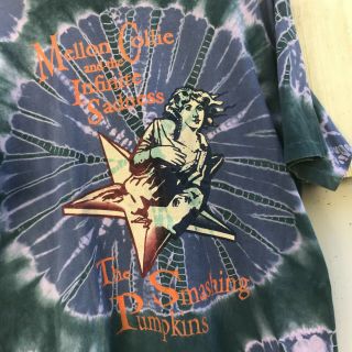 Vintage The Smashing Pumpkins Mellon Collie Infinite Sadness Tie Dye T - Shirt XL 2