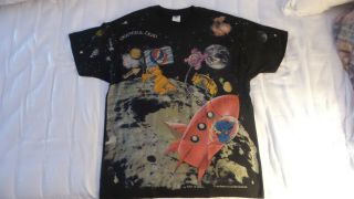 1995 Grateful Dead " Standing On The Moon " All Over Print T - Shirt Xl