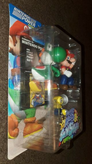 Nintendo Power Mario and Yoshi Mario Sunshine Joyride Studios Figure NIB Rare 3