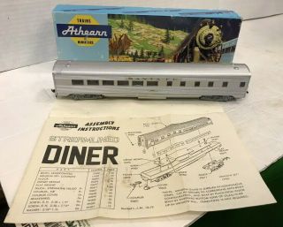 Vintage Athearn Trains 1791 Santa Fe Sl Dinner Kit