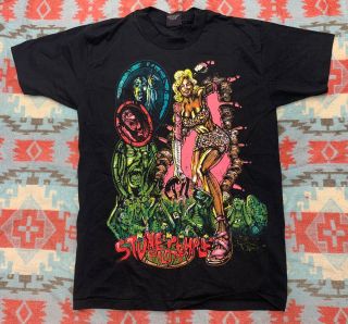 1993 Vintage Stone Temple Pilots Stp Scott Weiland Dominic Zombie T Shirt L