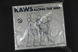 2019 Kaws Along The Way Open Edition Vinyl Figure Brown Medicom Toy -