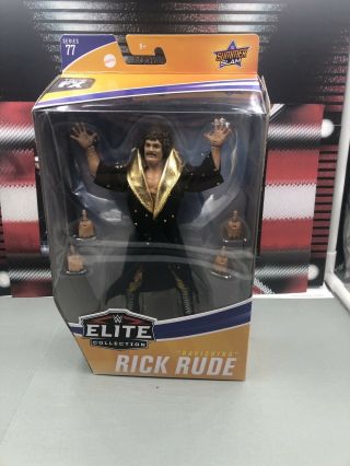 Wwe Mattel Ravishing Rick Rude Elite Series 77 Action Figure In Hand Wwf Wcw Nxt