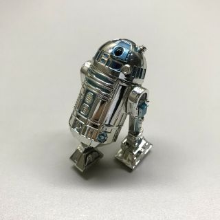 Star Wars Chrome R2 - D2 Astromech Droid Figure 25th Anniversary Silver Edition