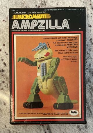 Micronauts AMPZILLA - Complete & Instruction Sheet - RARE - Mego / GIG 2