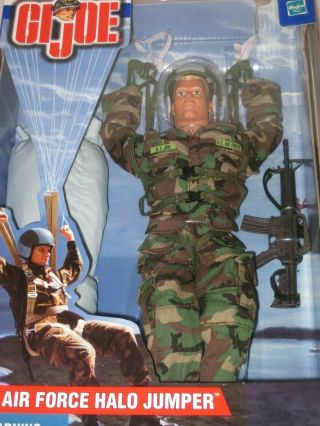Gi Joe U.  S.  Air Force Halo Jumper 1:6 Scale 12 " Figure 81751 2001