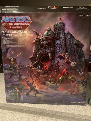Motuc Masters Of The Universe Classics Castle Grayskull W/ Box And Instructions