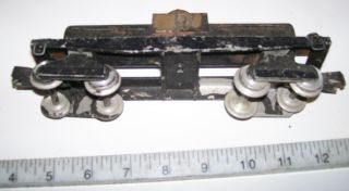 Vintage Heavy Tin Plate All Metal Tank Car O Scale W/ Knuckle Couplers Lionel?
