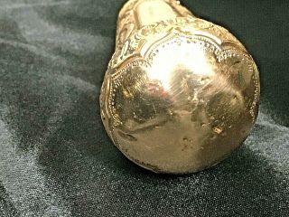Vintage Circa 1816 - 1875 Gold filled Presentation Cane Top 5
