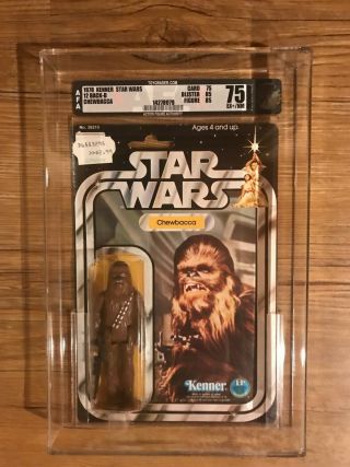 Vintage 1978 Kenner Star Wars Chewbacca 12 Back A Card Afa 75