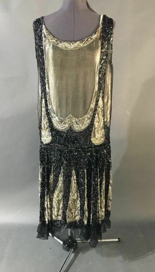 1920s Style Cocktail Dress Beaded And Sequined Cocktail Dress