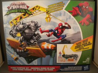 Rhino Rampage Play Set Ultimate Spider - Man Vs Sinister 6 Marvel Hasbro