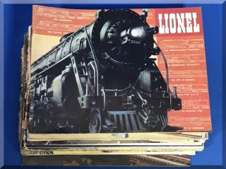 Vintage Lionel Train Catalogs Literature 1950s 1960s Color O Gauge O27 Ho Scale