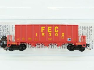 N Scale Micro - Trains Mtl 12500060 Fec Florida East Coast Ortner Hopper 15300