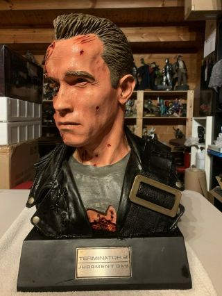 T2 T - 800 Arnold Sideshow Collectible 1:1 Scale Life Size Bust 198/750 2