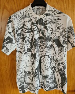 Vintage Marvel X - Men Wolverine Rare 1993 Mega - Wrap T Shirt - Large