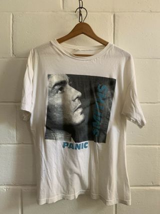 Vtg 80’s The Smiths Panic Promo T - Shirt Band Tour Tee Morrissey Rare