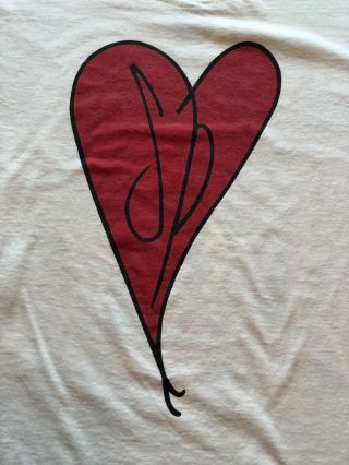 Vintage Smashing Pumpkins Tour T - Shirt Siamese Dream Gish Heart 1990 