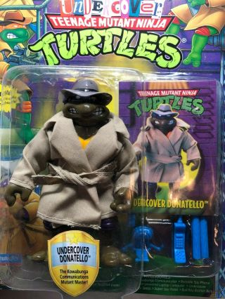 Damage TMNT Ninja Turtles Undercover Series Donatello 1994 Playmates 5