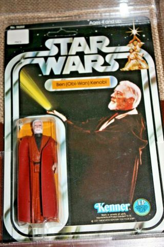 Vintage 1978 Kenner Star Wars 12 Back C Ben (obi Wan) Kenobi Afa 50 Unpunched