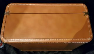 Dobbs Leather Travel Storage Hard Case For Hat Fedora 5