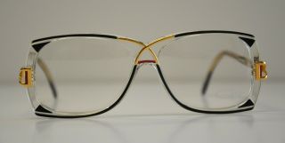 Cazal Vintage Eyeglasses - - Nos - Model 193 - Col.  163 - Gold,  Black& Pink
