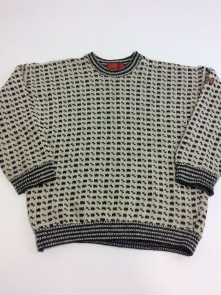 D4 Devold Vtg 80s Norwegian Wool Cardigan Sweater Jumper Nordic Wool Blend