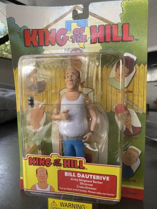 Rare - King Of The Hill - Bill Dauterive - Toycom Sota Figure - Mike Judge