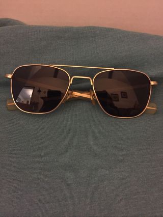 Vintage 5 1/2 Ao American Optical 1 - 10 12k Gold Filled Sunglasses