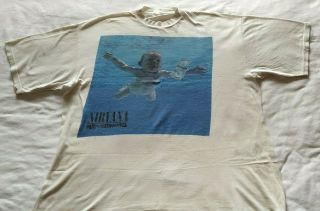 Vintage Nirvana Nevermind Rock T - Shirt