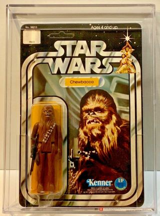 Afa 50 Vg 1978 Star Wars Chewbacca Figure 12 - Back A (75/50/85) Green Bow/sku