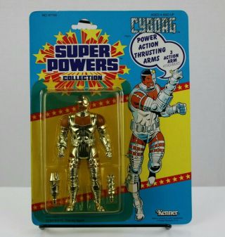 Vintage 1989 Kenner Powers Cyborg Very Rare Moc