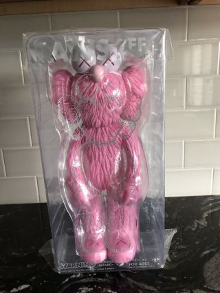 Kaws Bff Open Edition Vinyl Figure Pink Authentic Character