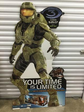 6 Ft Halo 3 Master Chief Standee Game Store Display Xbox Life Size