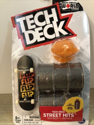 Tech Deck Flip Skateboards Fingerboards Street Hits Hot Garbage Can