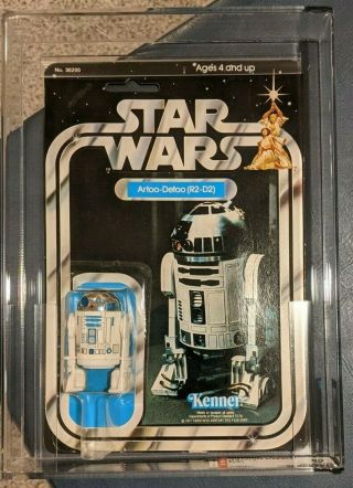 Star Wars 1979 R2 - D2 Action Figure - 21 - Back Kenner Moc Afa 80 Nm