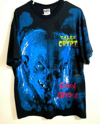 Vintage Tales From The Crypt Cool Ghoul T - Shirt Rare Xl 1995 Single Stitch Usa