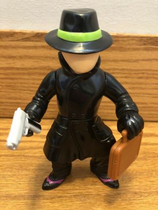 Vintage 1990 Playmates Dick Tracy The Blank Action Figure Complete Great Shape