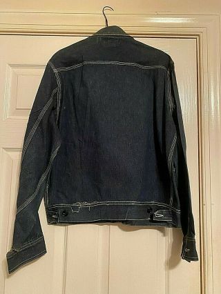 Vintage Pre 1960s Lee Union Made Jelt Denim Sanforized Jacket 91 - B Size 40 R 3