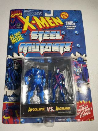 Marvel X - Men Steel Mutants Archangel Vs.  Apocalypse 1994 Toy Biz