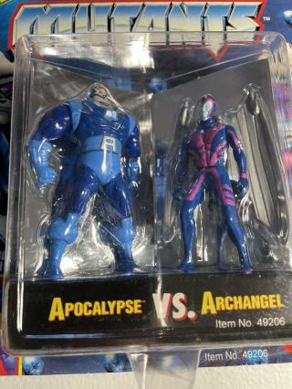 Marvel X - Men Steel Mutants Archangel vs.  Apocalypse 1994 Toy Biz 3