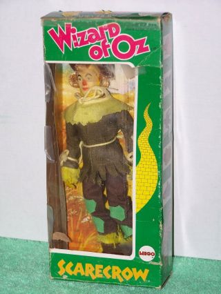 1974 Mego Wizard Of Oz Vintage 8 " Scarecrow,  Box 51500/4 Straw Man