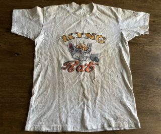 Rare Don Garlits Rat King Drag Racing T Shirt Crew 60s Tee Race