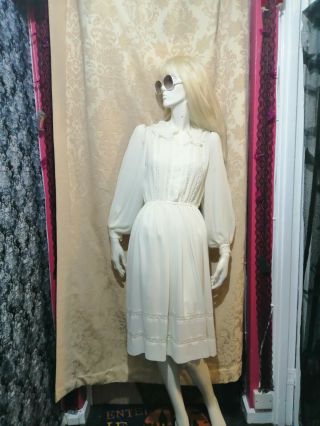Vintage 70s Prairie Dress Size 10 - 12