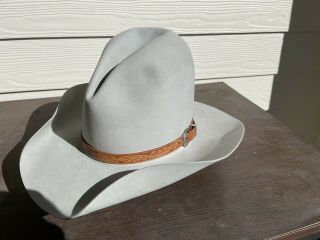 $700 Vintage Antique 60x Beaver Old West Cowboy Hat 7 1/8 Sass Gus John Wayne 57