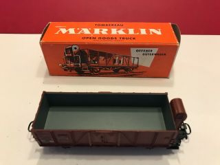 Vintage Marklin Ho Scale Open Goods Truck Train Car 4601 With Box