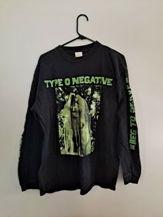 Vintage Type O Negative Bloody Kisses Tragical Misery Tour Long Sleeve Shirt Xl
